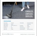 Powerology Cordless Stick Vacuum Cleaner PPBCHA53 – 350W Motor, 27000Pa Suction, HEPA Filter, 500ml Dustbin, 3-Speed Modes, Detachable Battery, - Image 5