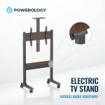 Powerology Electric Height-Adjustable TV Stand PTVDES – Motorized TV Lift with Remote Control - Image 4