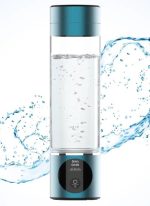 Powerology Hydrogen-Rich Water Generator PH2BTL – 280ml Capacity, OLED Display, One-Touch Control, 1200mAh Battery, Titanium-Platinum Electrode,