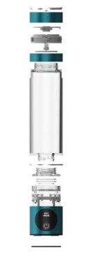 Powerology Hydrogen-Rich Water Generator PH2BTL – 280ml Capacity, OLED Display, One-Touch Control, 1200mAh Battery, Titanium-Platinum Electrode, - Image 3