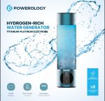 Powerology Hydrogen-Rich Water Generator PH2BTL – 280ml Capacity, OLED Display, One-Touch Control, 1200mAh Battery, Titanium-Platinum Electrode, - Image 5