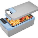 Powerology Lumo Portable Heated Lunch Box – 1 L 4000 mAh Battery, Smart Heating, Freshness Lock, LED Display