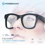 Powerology Paganspo AI Camera Smart Glasses – 8MP Dual-Mic Smart Eyewear with Translation & Open-Ear Audio (Price In Oman) - Image 6