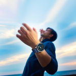 Powerology Sanam Urban Sports Smart Watch PSWBT290BL – 1.43″ AMOLED, IP68, 100+ Workouts - PriceIn Oman - Image 4