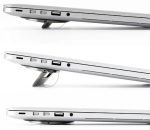 Powerology Ultra-Thin Aluminium Laptop Stand (PAFPLSGY) – 3mm Slim, Foldable, Supports Up to 15" Devices, - Image 6