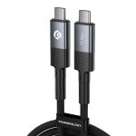 Powerology USB4 Type-C to Type-C 240W 8K Video Cable – 2M Braided, 40Gbps Data Transfer PCAB009-GY Best Price In Muscat Oman