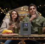 Powerology Vision ARC Portable Smart Projector PYM220CGY – Wireless WiFi & Bluetooth Mini Home Cinema Projector - Image 2