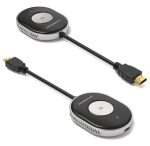 Powerology Wireless HDMI Direct Mobile Streaming Audio Video HD MTBK – 4K/1080p Resolution, 60fps, 50m Range, Low Latency,