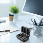 Powerology Wireless Lavalier Microphone Duo – Lightning & Type-C Connectors, Noise-Cancelling Clip-On Mic (PWMIC2) - Image 4