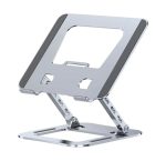 Premium Aluminum Alloy Laptop Stand – Adjustable, Foldable, High‑Ventilation Ergonomic Riser