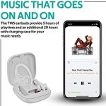 Promate Motive True Wireless Earbuds – Bluetooth 5.0 Sporty In-Ear Headphones with 20H Playback & Built-in Mic, - Image 4