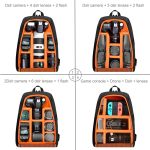 Puluz Camera Bag Shoulder Backpack EW00165 – Waterproof DSLR & Mirrorless Pack with Tripod Support – - Image 3
