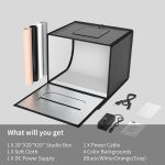 RALENO PKL-D550 Photo Studio Light Box in Oman – 50cm Portable Shooting Tent - Image 5