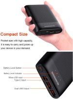 Riversong Nemo 07 Power Bank 7500mAh – Dual USB Output, Type-C & Micro USB Input, Slim Design, Fast Charging, - Image 7