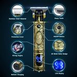 R.Vihan RV-955A 3-in-1 Rechargeable Hair, Beard & Nose Trimmer – LED Display, 180-Min Runtime, USB Charging - Image 3