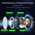 S6S9 Mobile RGB Magnetic Cooler Fan – Advanced Smartphone Radiator for Gaming with RGB Lighting, - Image 4