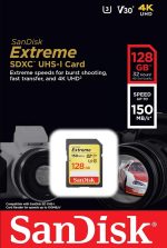 SanDisk Extreme PRO 128GB SDXC UHS-I Memory Card – 200MB/s Read, 90MB/s Write, Class 10 U3 V30