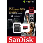 SanDisk Extreme PRO 256GB microSDXC UHS-I Memory Card – Up to 200MB/s Read, 140MB/s Write, Class 10, U3, V30, A2 – Ideal for 4K UHD Video,