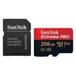SanDisk Extreme PRO 256GB microSDXC UHS-I Memory Card – Up to 200MB/s Read, 140MB/s Write, Class 10, U3, V30, A2 – Ideal for 4K UHD Video, - Image 2