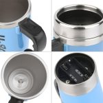 Self-Stirring Mug Lazy Special Glass – Automatic Mixing Coffee Cup | Rechargeable & Portable | 400ml | - Image 2