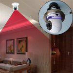 Smart Bulb Camera SCB512 – 1080P HD, 360° Pan & Tilt, WiFi, Night Vision, Two-Way Audio, Motion Detection - Image 4