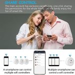Smart Plug 2 Pack – Wi-Fi Enabled Mini Smart Socket Compatible with Alexa & Google Assistant – Remote Control, Timer Function - Image 3