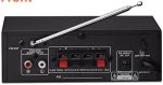 Stereo Karaoke Power Amplifier LF-05T – 2-Channel 15W+15W, Bluetooth, USB/SD/FM, Dual Mic Inputs, - Image 2