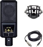 Studio Condenser Microphone LGT‑240 – Cardioid XLR Recording & Broadcast Mic for Oman Creators