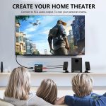 Techole HS202 Digital to Analog Audio Converter – 192kHz DAC with Optical & Coaxial Inputs, RCA & 3.5mm Outputs - Image 6