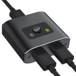 Techole HS305 Bi-Directional HDMI Switch – 4K 3D 1080P HDMI Splitter 2 In 1 Out or 1 In 2 Out, No External Power Required