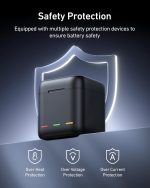 Telesin 3-Port GoPro Battery Charger BCG902 (GP-BCG-902) – Triple Slot Fast Charging Station - Image 8