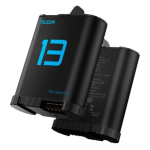 Telesin GP-BTR901 1750 mAh Lithium Battery for GoPro HERO 9 / 10 / 11 / 12 / 13 – Fully Decoded Replacement / Spare - Image 2