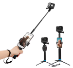 Telesin GP-MNP-090-S Aluminum Monopod / Selfie Stick + Tripod for GoPro & Action Cameras