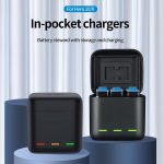 Telesin GP‑BCG‑901 3‑Channel USB‑C Charging & Storage Box for GoPro Batteries | - Image 5