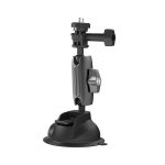 Telesin TE‑SUC‑010 Aluminum 360° Camera Suction Cup Mount for GoPro & Smartphones –