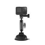 Telesin TE‑SUC‑010 Aluminum 360° Camera Suction Cup Mount for GoPro & Smartphones – - Image 3
