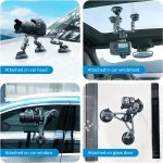Telesin Three Arm Suction Mount TE-TSB-001 – Professional Camera Mount for GoPro & Action Cams | - Image 7