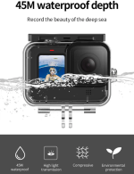 Telesin Waterproof Housing Case for GoPro – Underwater Dive Case up to 60m / 196ft - Image 5