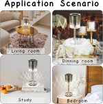 Touch‑Sensor Rechargeable LED Table Lamp – Cordless White Touch Lamp with Multi‑Level Dimming & USB‑C Charging - Image 5