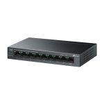 TP-Link LS109P 9-Port 10/100 Mbps Desktop PoE+ Switch – 8-Port PoE+, 63W Budget, Extend Mode,x