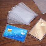 Transparent Card Sleeve Holder – Clear PVC ID, Debit & Credit Card Protector Cover - Image 4