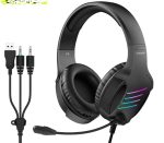 Troner G7 Gaming Headset by Langsdom – USB Wired Over-Ear Headphones Best Price In Muscat Oman