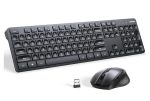 UG-KB-Mouse-Combo Green Wireless Keyboard and Mouse Set – Ergonomic, Silent Keys, USB Plug & Play, - Image 2