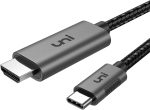 UNI USB-C to HDMI Cable – 4K@60Hz, Thunderbolt 3/4 Compatible, Plug & Play –
