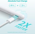 Universal Tablet Pen Stylus – Rechargeable, Fine Tip, Touchscreen Compatible for iPad, Android & Windows | - Image 3