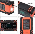 URAQT 12V Smart Battery Charger – Automatic Portable Charger for Car & Motorcycle Batteries - Image 2
