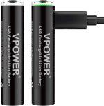 USB Rechargeable AAA Li-ion Battery – 1.5V 1200mWh High-Capacity, Fast Charging, Eco-Friendly – 4-Pack - Price in Oman