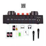 V8S+ Sound Card – USB Audio Mixer & Voice Changer for Streaming, Podcasting & Karaoke - Image 3