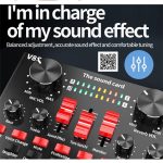V8S+ Sound Card – USB Audio Mixer & Voice Changer for Streaming, Podcasting & Karaoke - Image 4