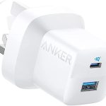 vaAnker 323 Charger 33 W Series 3 – Dual‑Port USB‑C + USB‑A, Foldable Plug, ActiveShield Safety